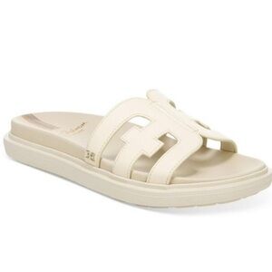 Sam Edelman Valeri Leather Women’s Sandals in Off white cream size 8